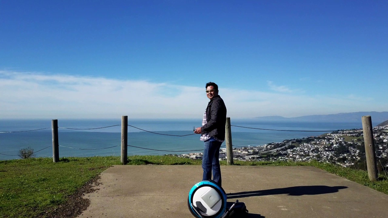 Mavic pro and Ninebot at Milagra ridge