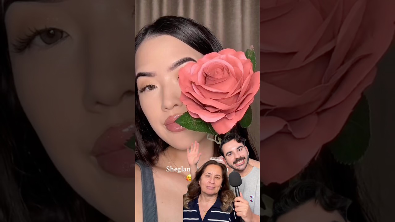 Annemle viral olan o g&uuml;l şeklindeki allığı deniyoruz 🌹
