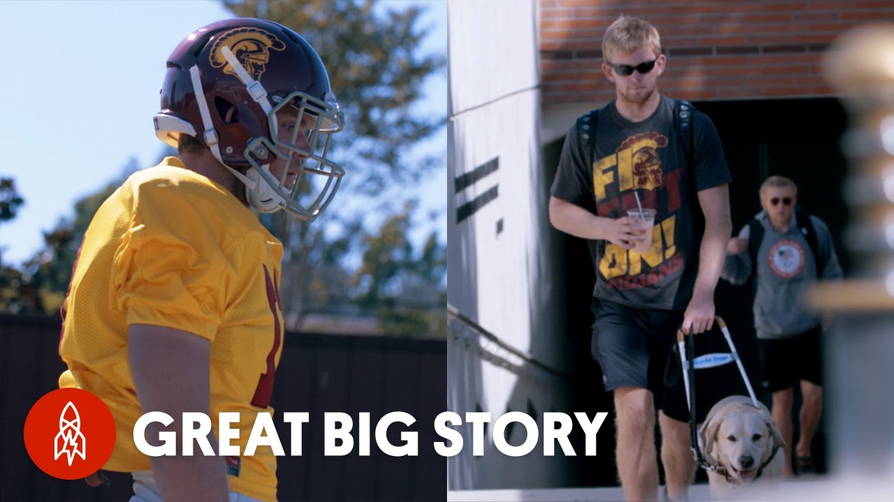 A True Trojan: I Play College Football With No Sight