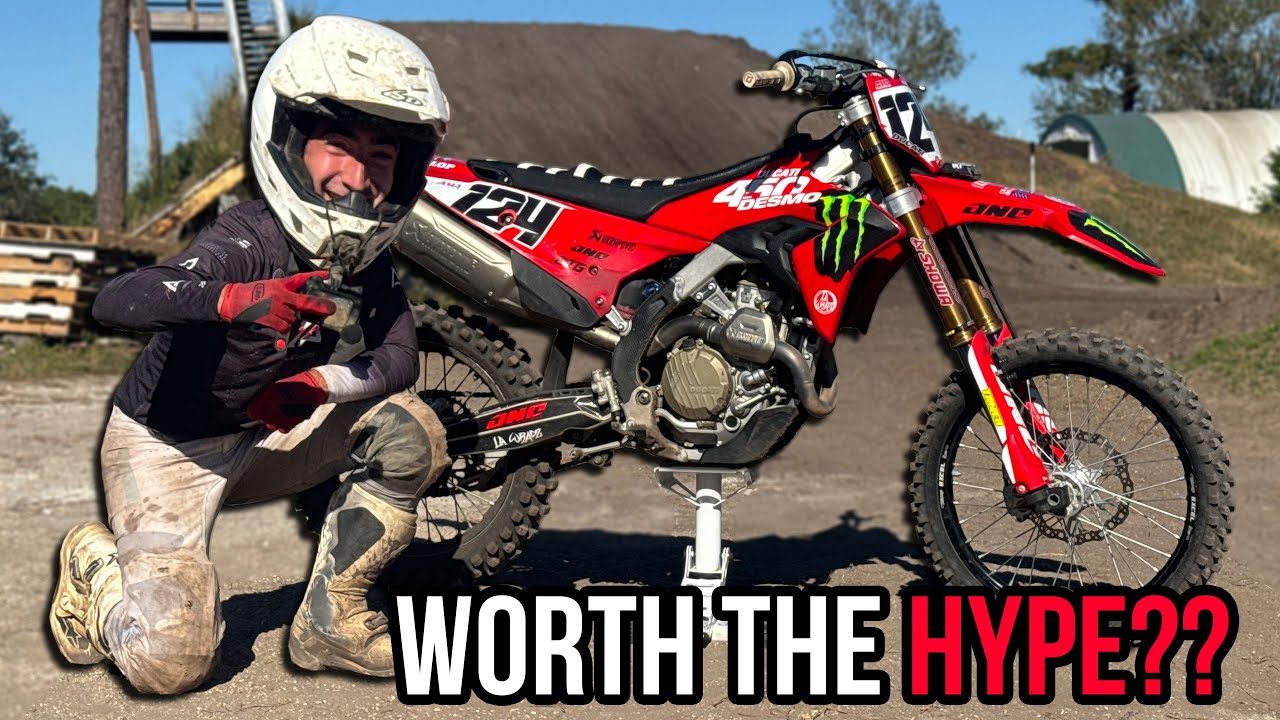 I Rode DUCATI'S New DIRT BIKE! (Desmo450 MX)