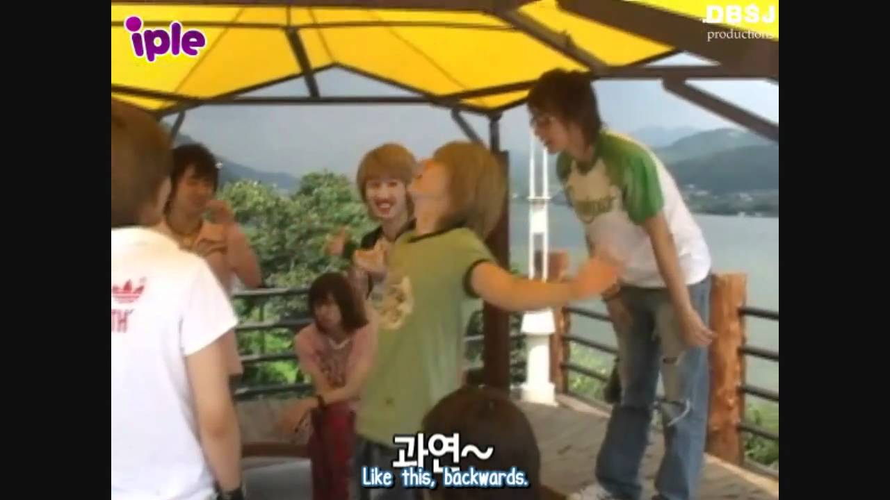 [ENG] Funny Super Junior Bungee Jumping Trip