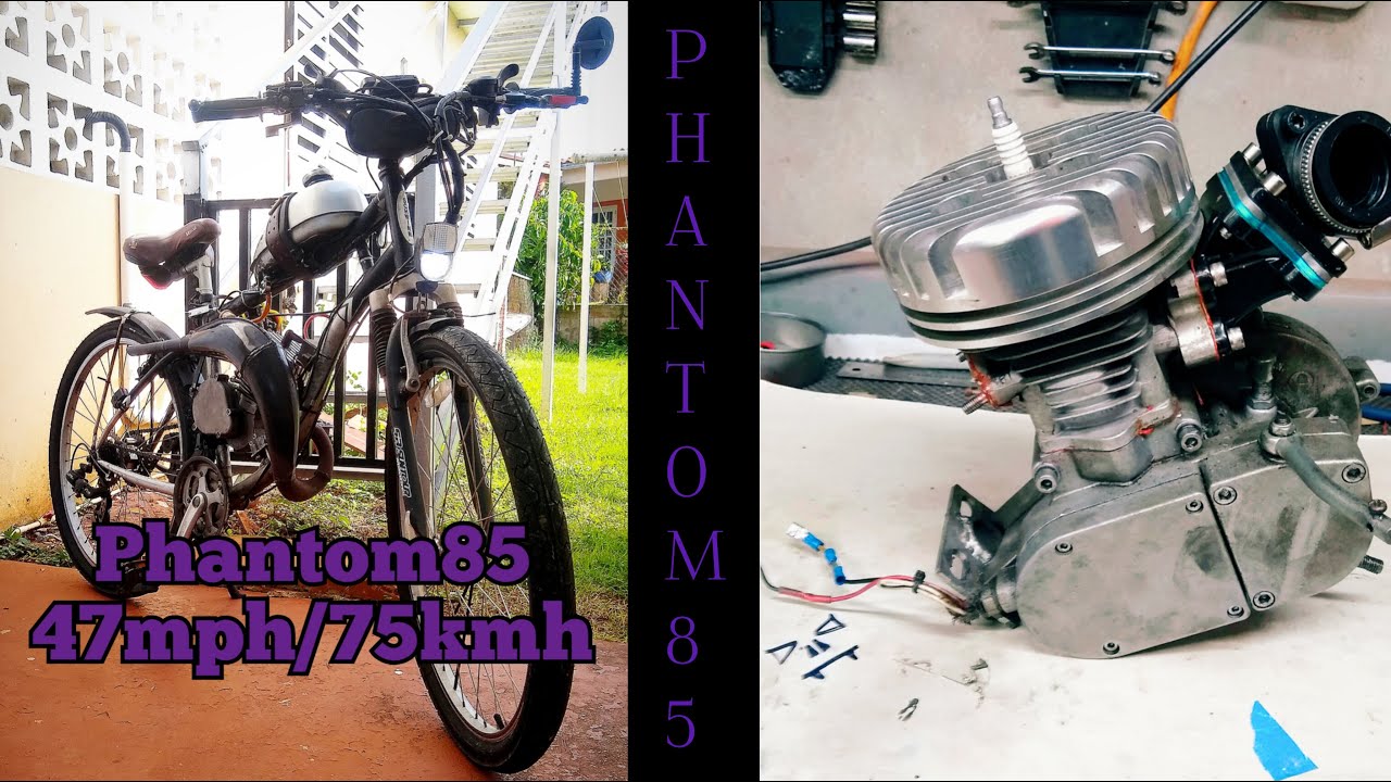 Motorized Bikes Test ride on Phantom 85 w/32t sprocket