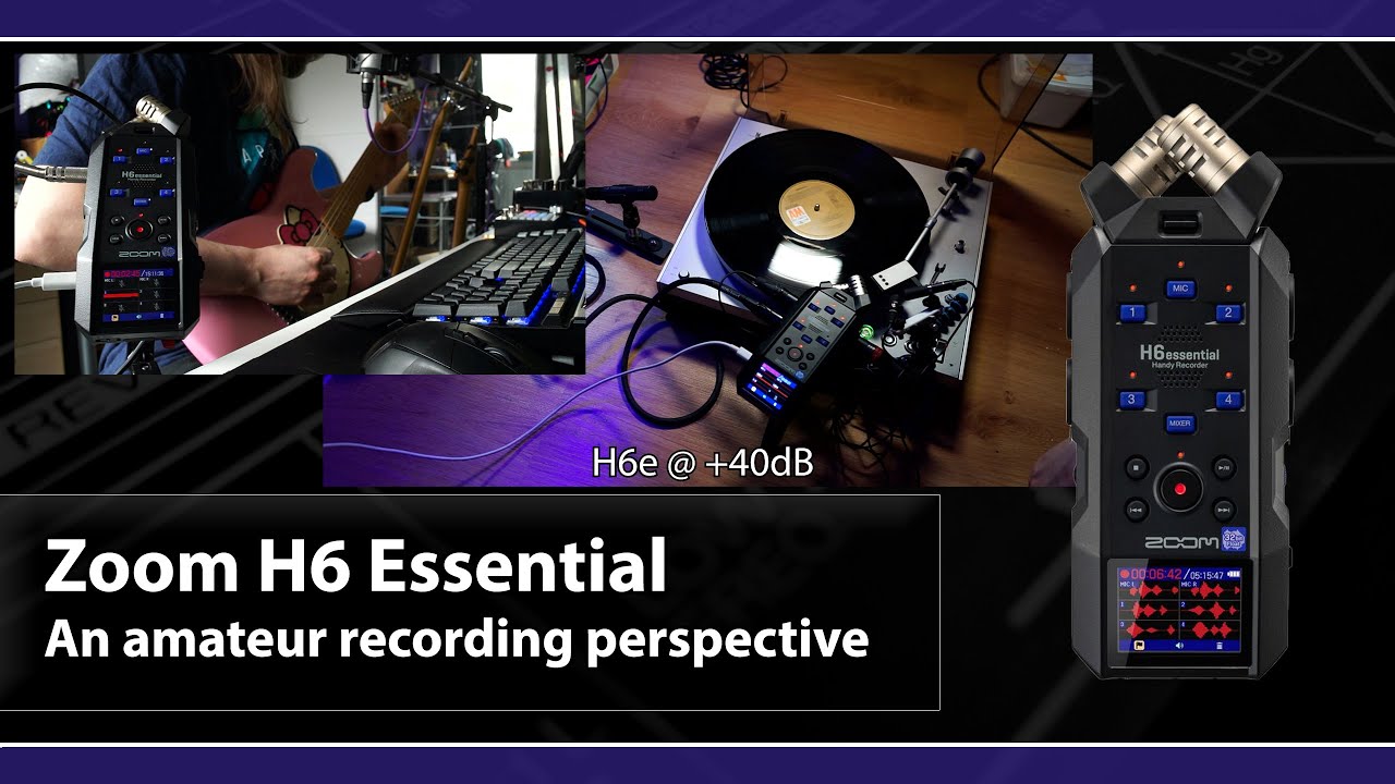 Zoom H6 Essential - Some unconventional test