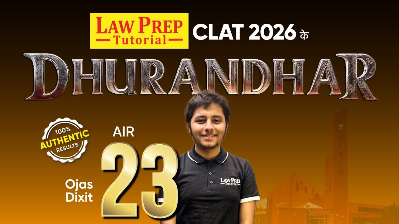 CLAT 2026 AIR- 23 Ojas Dixit | CLAT Strategy and Journey | CLAT Topper's Interview