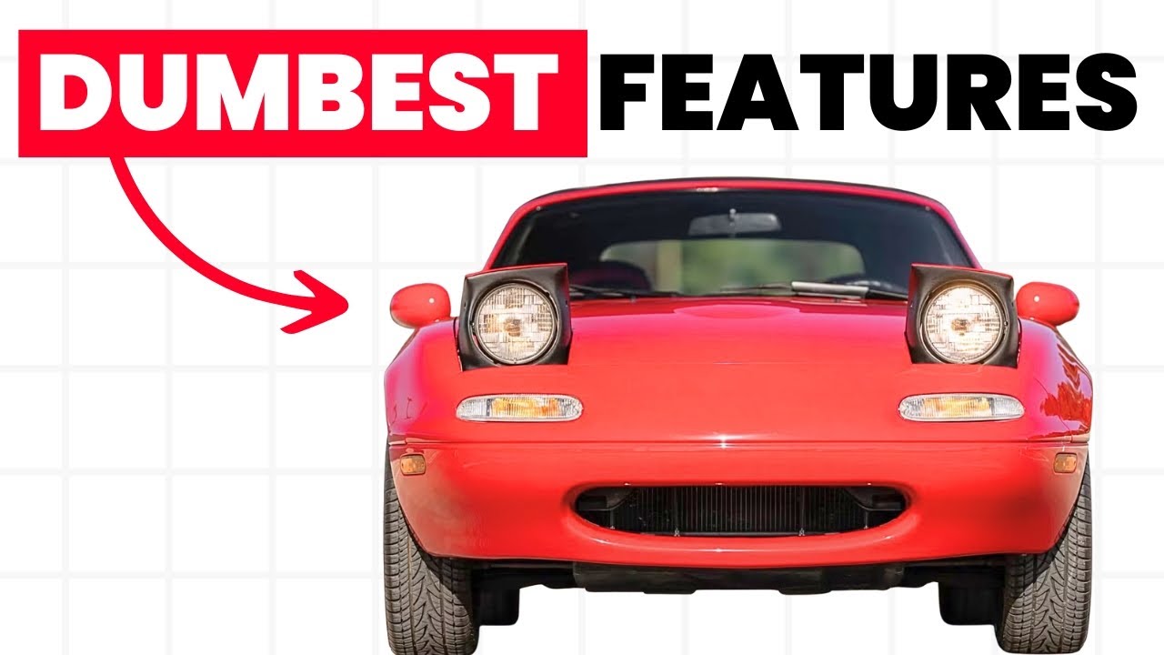 30 DUMBEST Cars Features In Automotive History