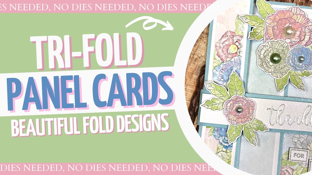 Tri-Fold Panel Card with Belly Band