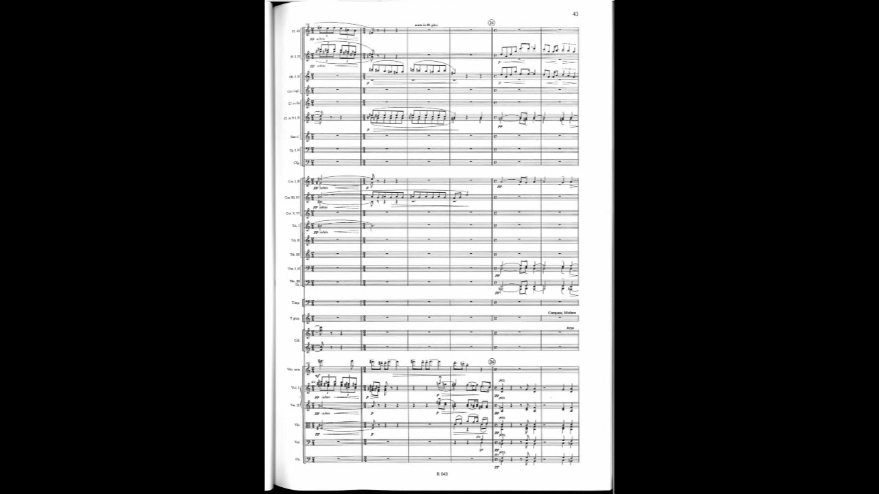 Vítězslava Kaprálová - Military Sinfonietta for Orchestra (1937) [Score-Video]