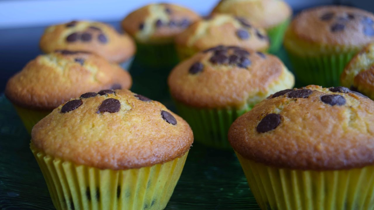 Muffin con gocce di cioccolato - con il Moulinex Cuisine Companion