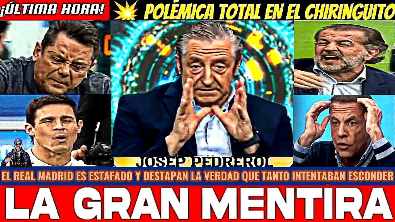 🚨¡INCREÍBLE! EL CHIRINGUITO EL SILENCIO COMPRADO DEL REAL MADRID SALTA POR LOS AIRES Y BARCELONA HOY