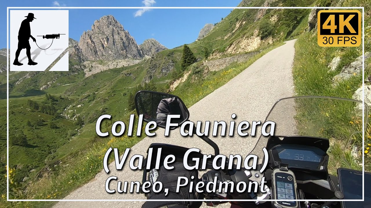 Colle Fauniera (Valle Grana), Road SP333, Cuneo, Piedmont, Italy - by motorcycle