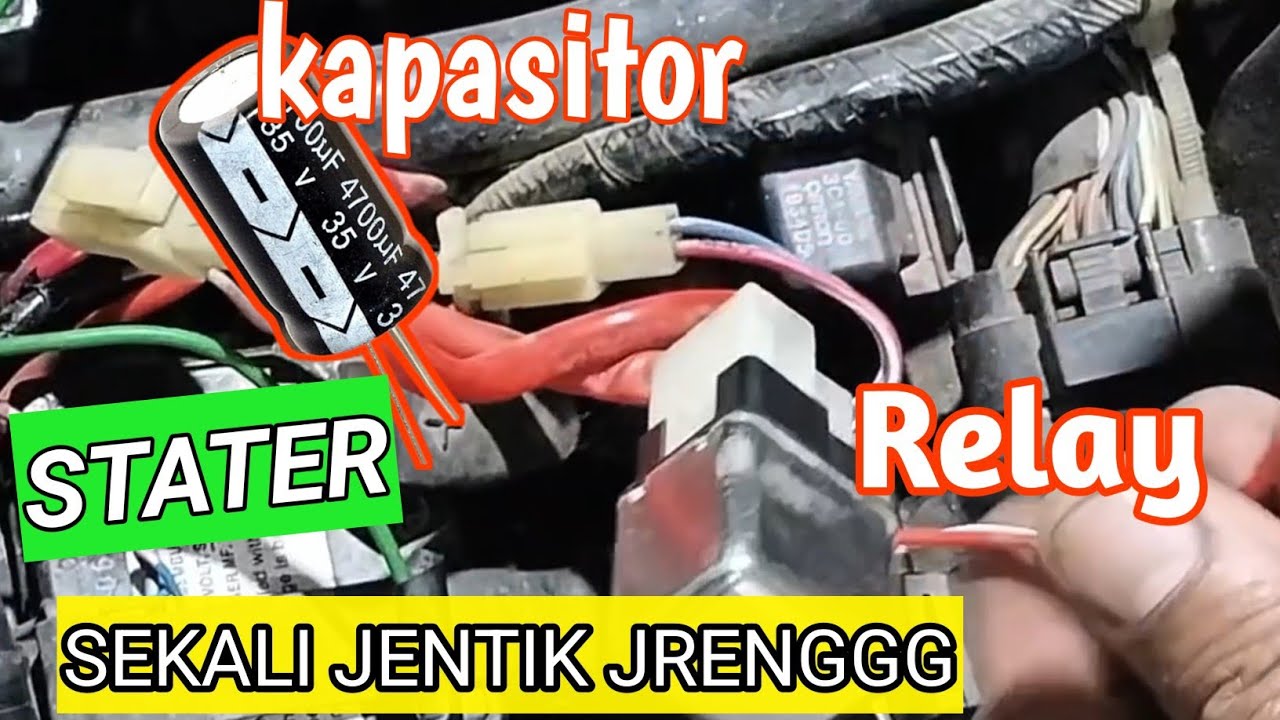 AUTO JREENG‼️pasang kapasitor di bendik stater 