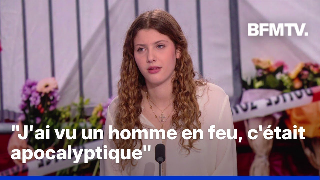 Victoria, rescapée de l'incendie en Suisse, raconte le soir du drame sur BFMTV