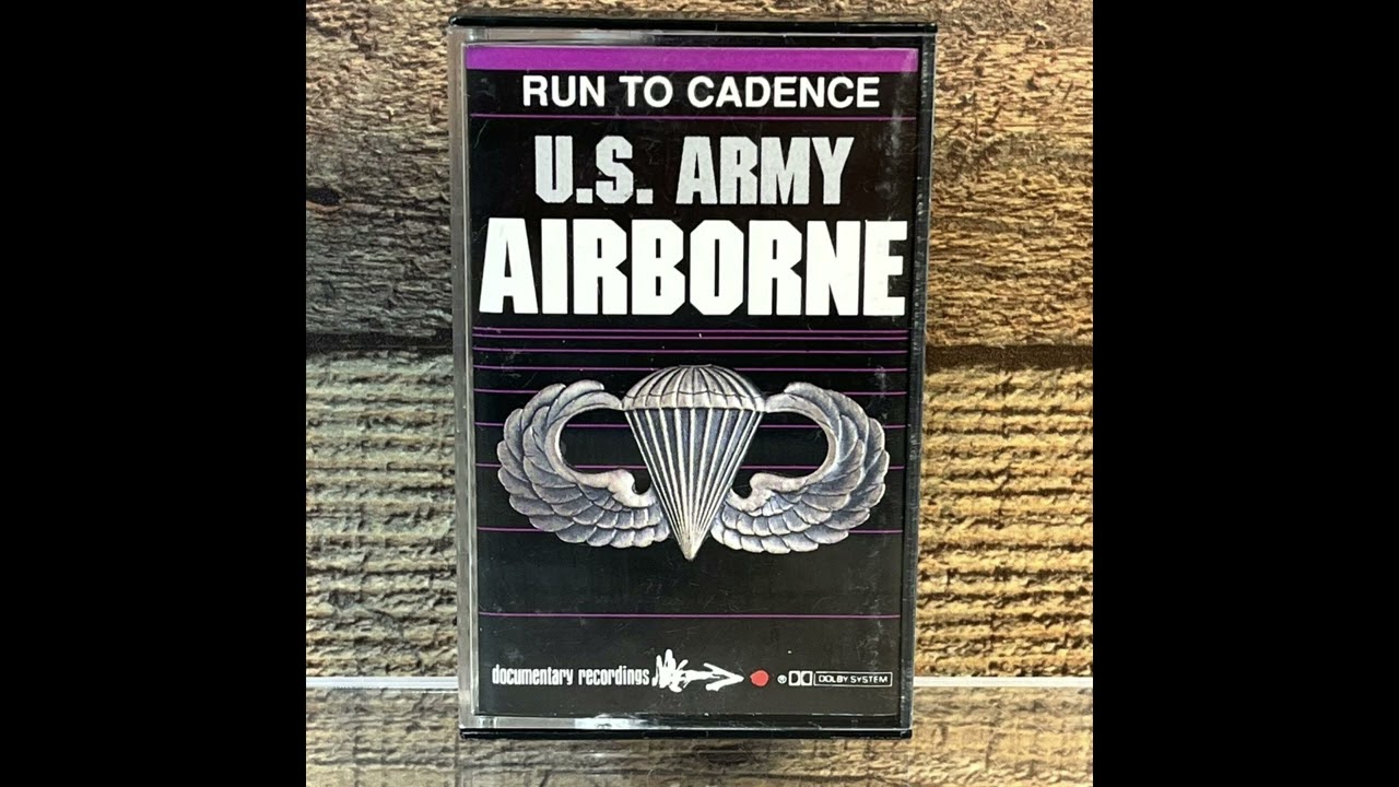 US Army Airborne Running Cadence 1980's pt. 1