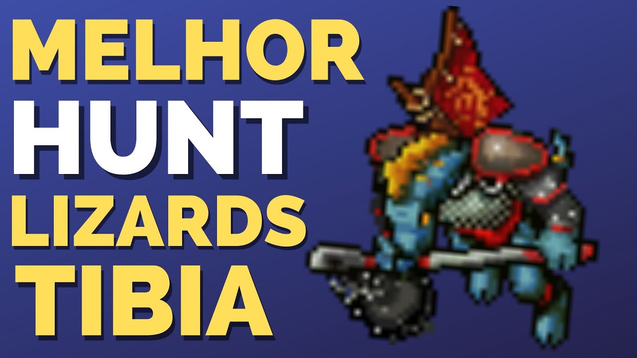 Melhor Hunt de Lizard High Guard Tibia