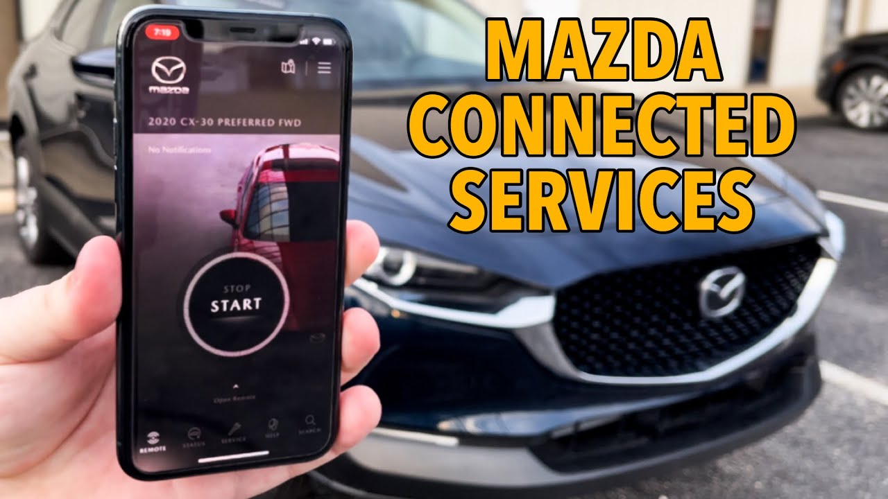 Как активировать Mazda Connected Services на Mazda CX-30 с помощью приложения MyMazda