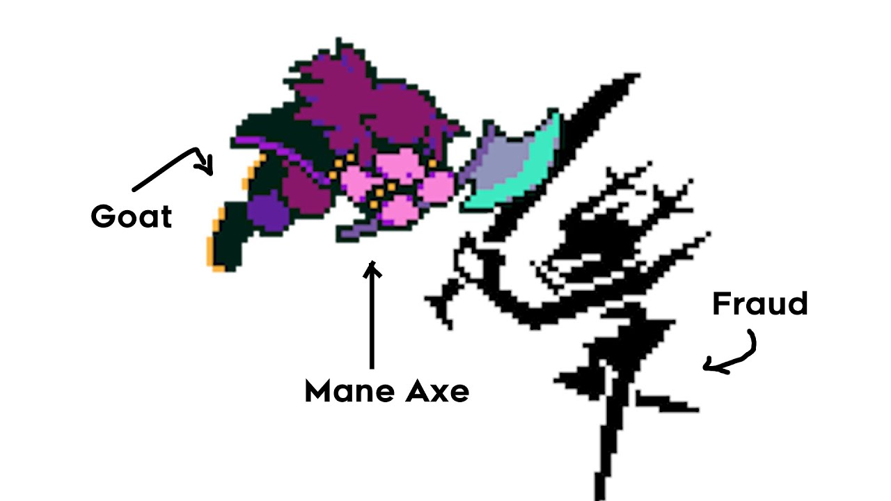 Beating the roaring fraud with the mane axe (deltarune chapter 3)