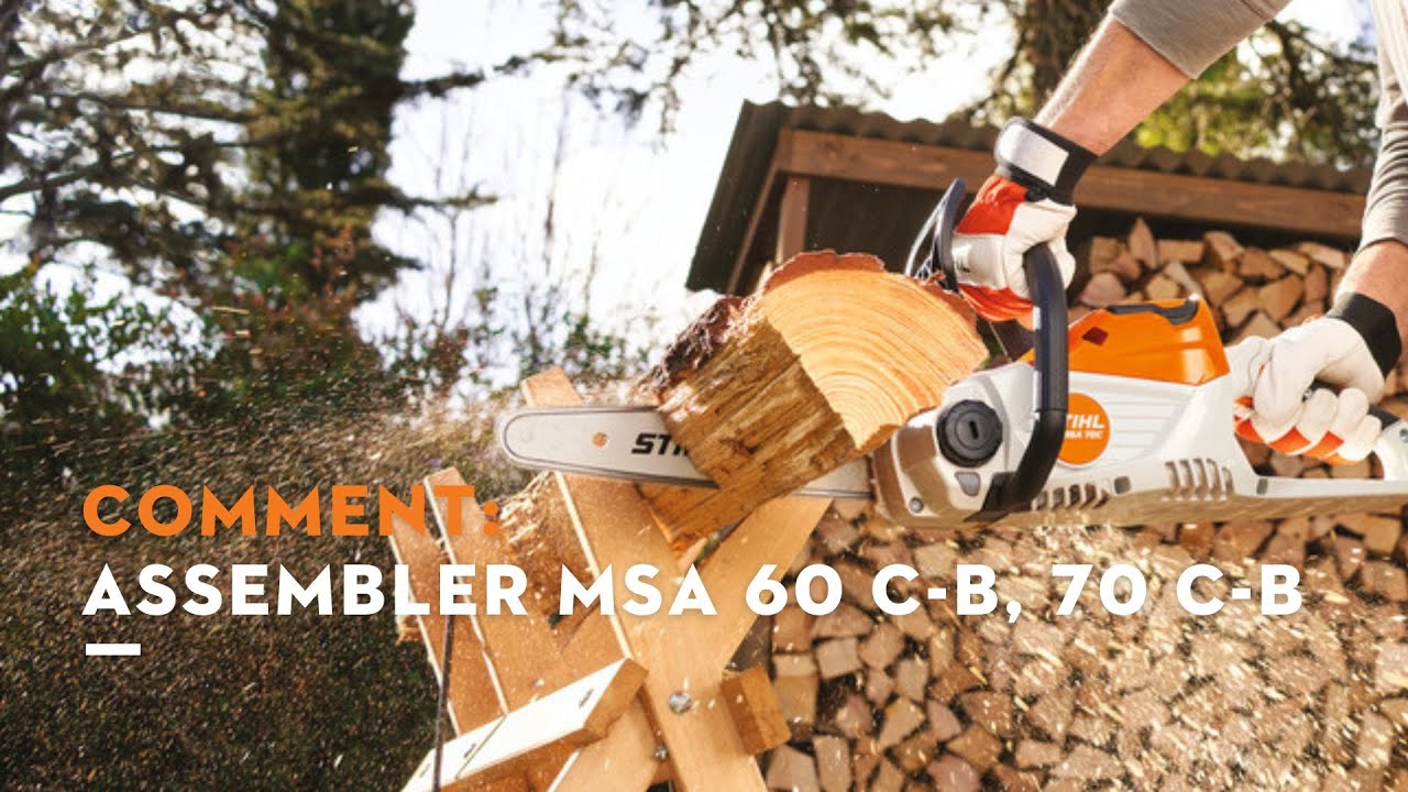 Comment assembler les MSA 60 C-B, 70 C-B