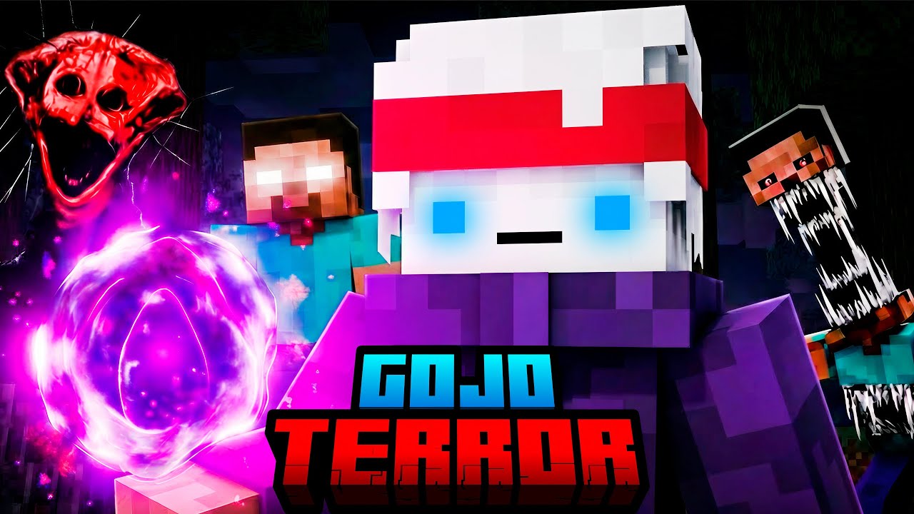 Minecraft TERROR, mas eu jogo como o GOJO (o mais honrado)