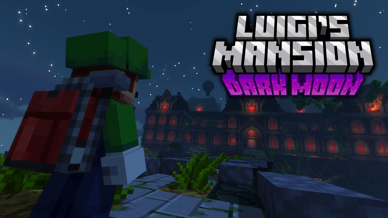 Luigi's Mansion: Dark Moon Minecraft Map Spotlight!!!