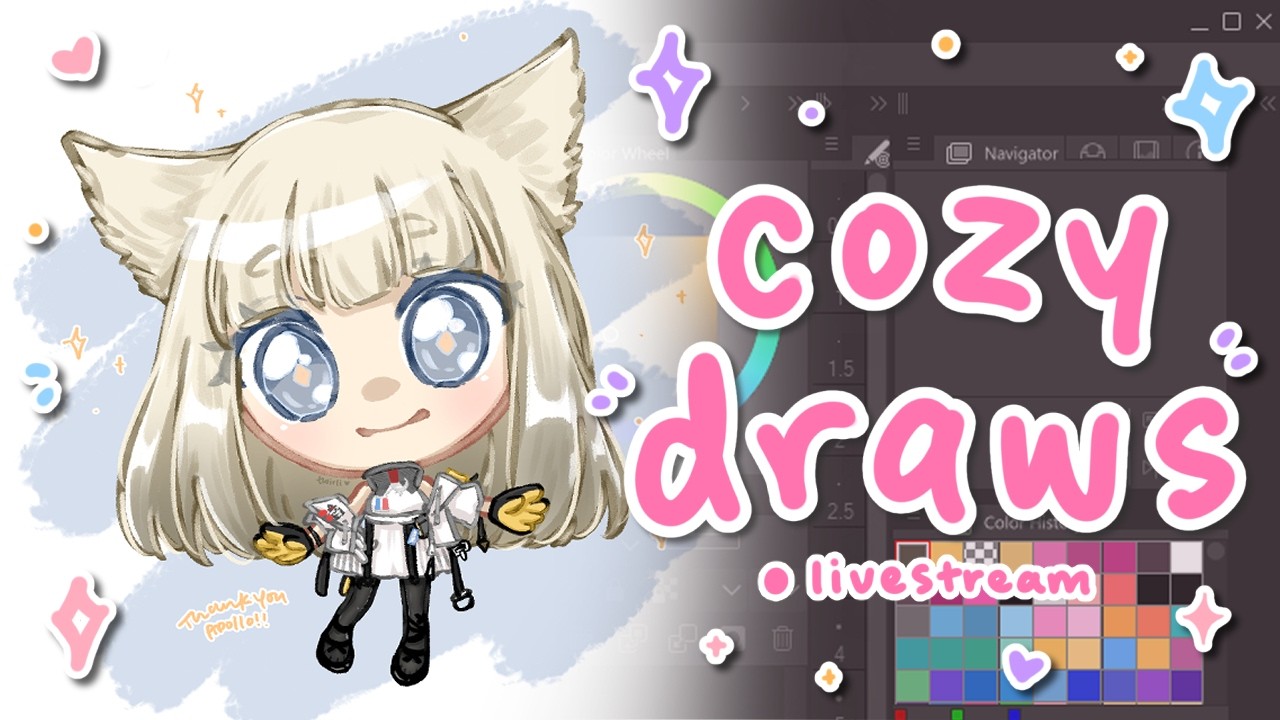【 ART STREAM 】 mini chibi & yaps, perlica from arknights endfield for apollo
