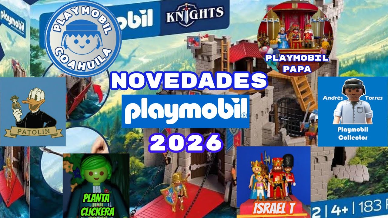 “Mesa de coleccionistas: Todo lo que trae Playmobil 2026 🎁”
