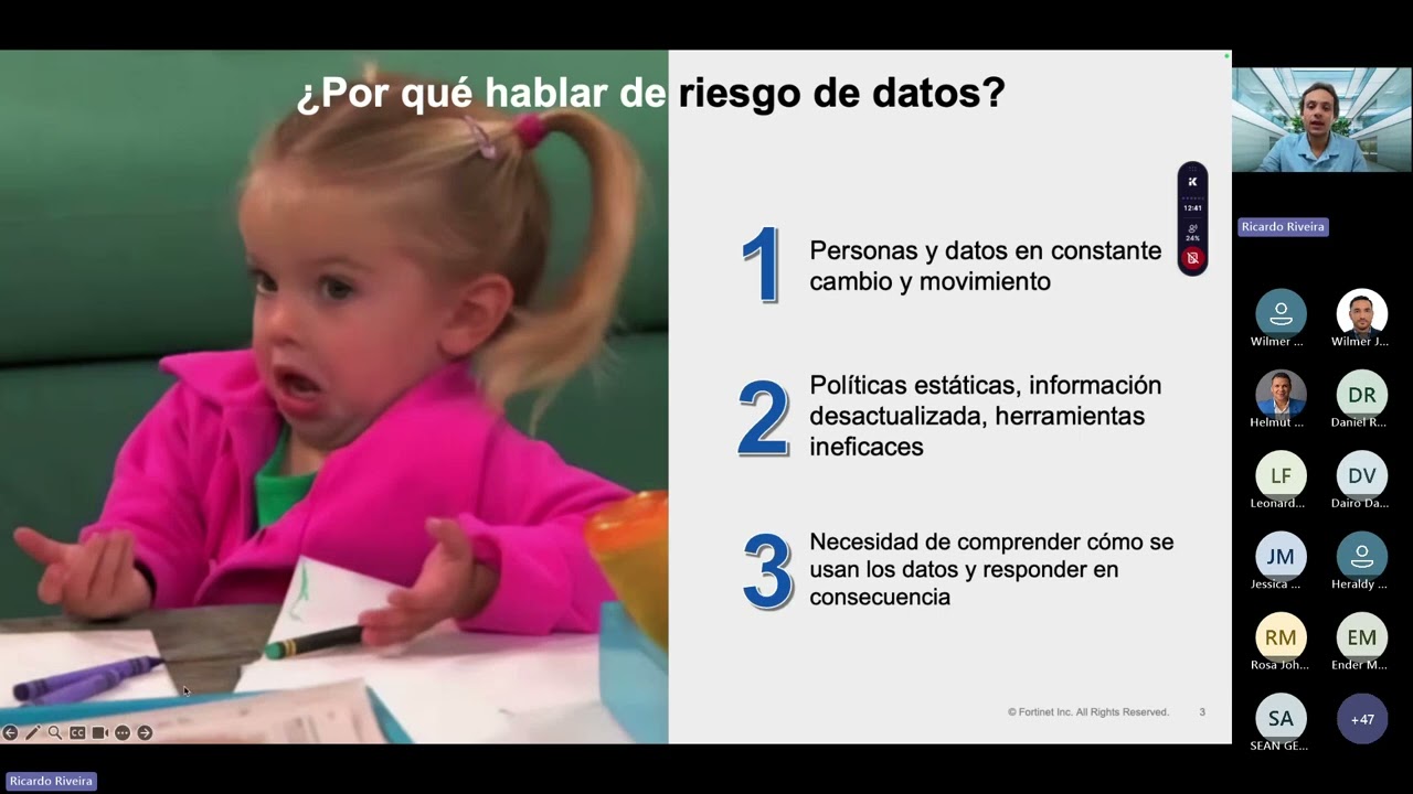 Webinar ¡Arquitectura de Protección de Datos con Fortinet – FortiDATA y FortiDLP! 20250627 152729 M