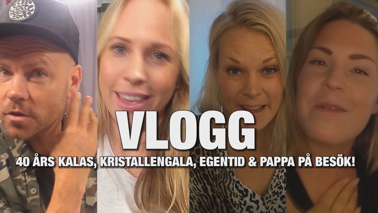 [VLOG]40 &aring;rs kalas, Kristallengalan, egentid & pappa p&aring; bes&ouml;k! - NRJ SWEDEN