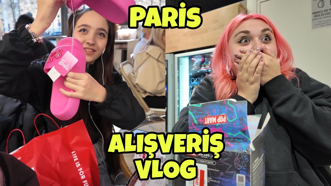 PARİS ALIŞVERİŞ VLOG 🛍️ (idol gördüm !)