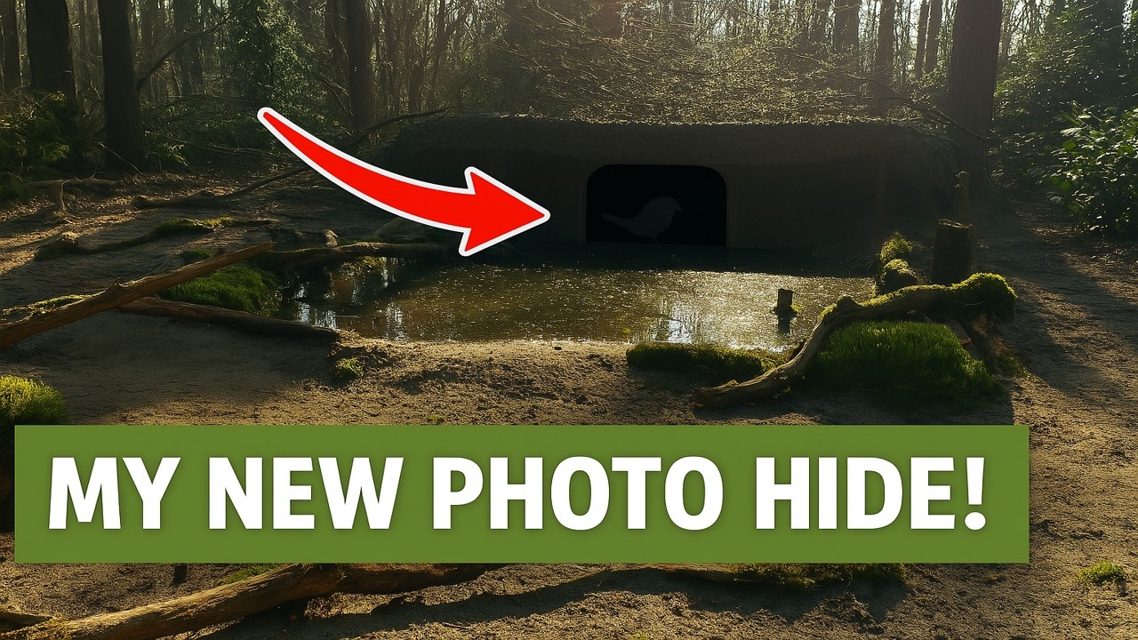 Discover My New Hide for Bird Photography Behind The Scenes