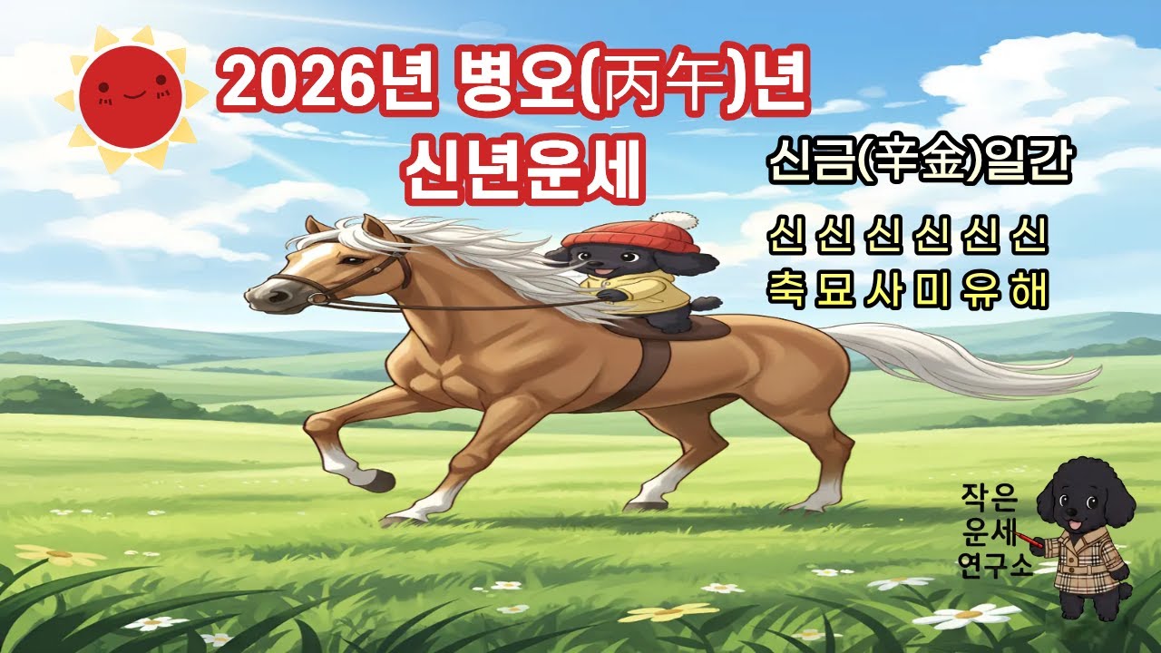 2026년 병오년 신금(辛金) 일간 운세 💎(신축·신묘·신사·신미·신유·신해 )
