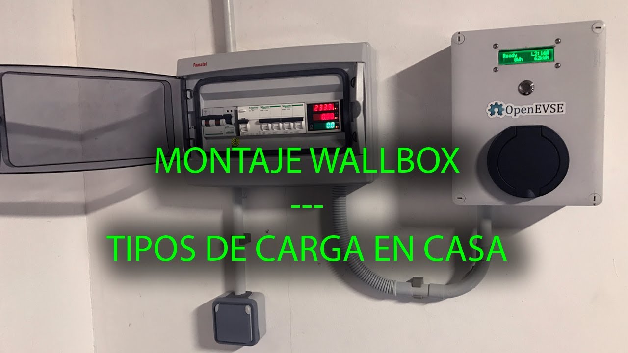 Video 68 - Instalacion wallbox en el garaje - Tipos de carga en casa para coche eléctrico