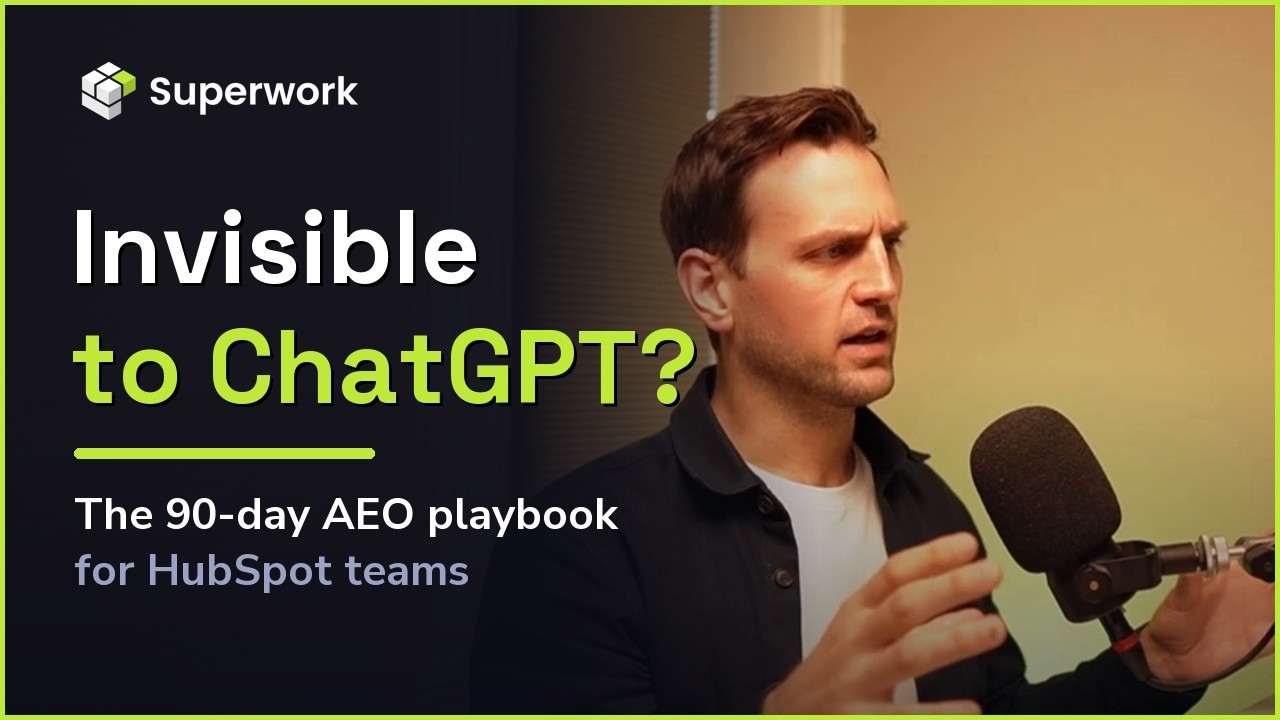 AEO for HubSpot: How to Get Your Brand Cited by AI (90-Day Playbook)