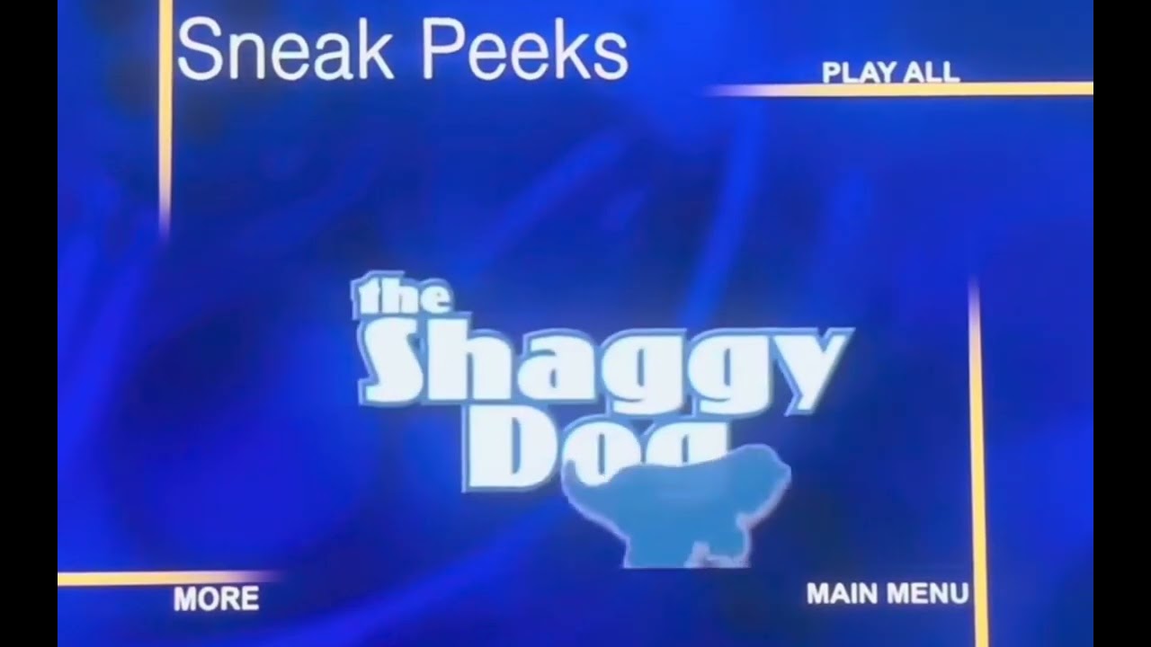 Touchstone Pictures Sneak Peeks Menu (2006)