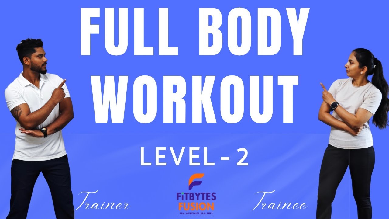 FULL BODY WORKOUT – LEVEL 2 | NO JUMPING | NO EQUIPMENT | FOLLOW ALONG HOME WORKOUT