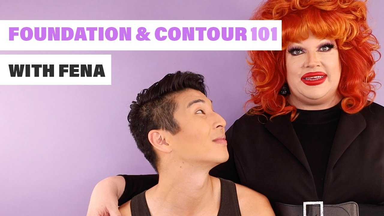 Drag Queen Fena Barbitall Teaches Foundation & Contour 101 | How To Sculpt and Carve Your Face