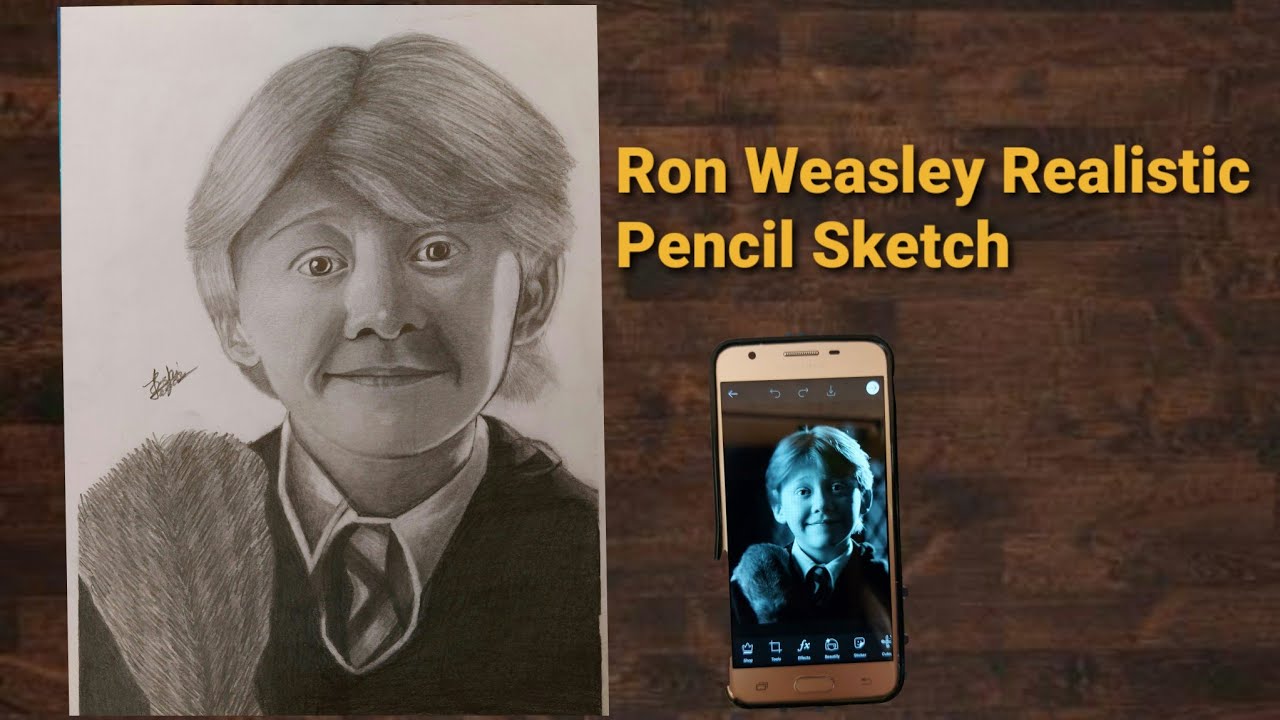 Drawing Ron Weasley Realistic Pencil Sketch || Rupert Grint || @SAGAR JOSHI ARTS ||