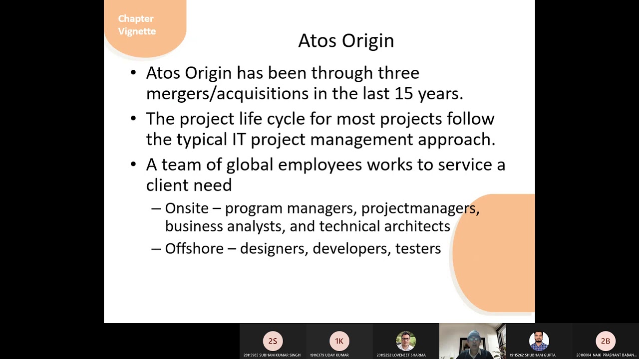 Project Management: Organizational Structure, Culture , Roles