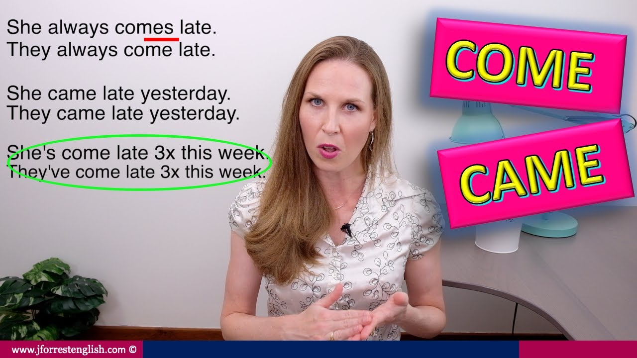 Come or Came  - Basic English Grammar