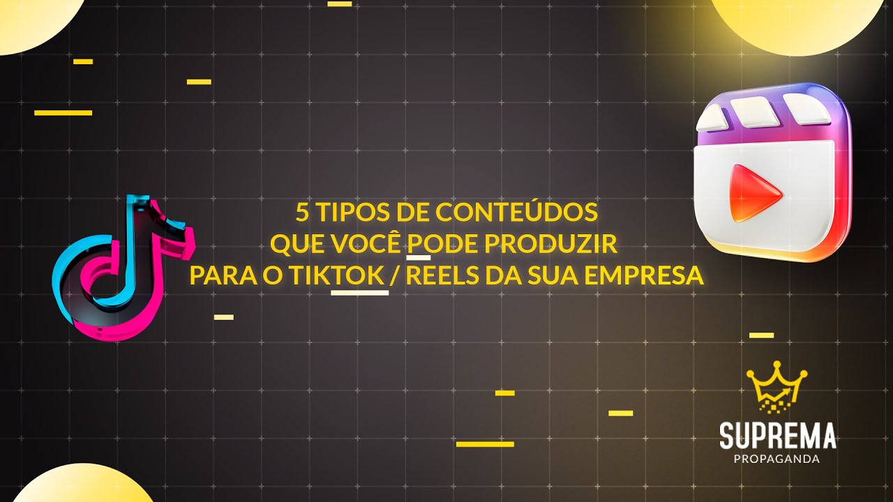 5 Ideias de Conteúdo para Postar no TikTok - Reels da Sua Empresa