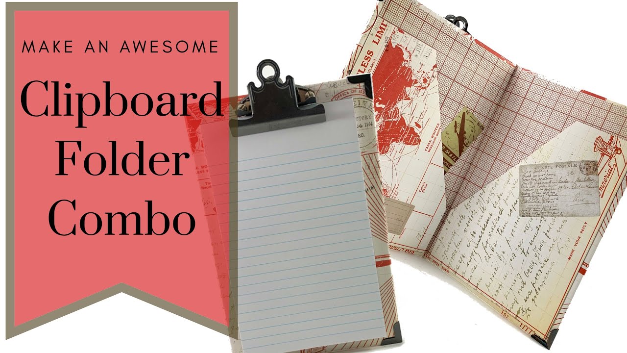 Clipboard Pocket Folder Combo Tutorial