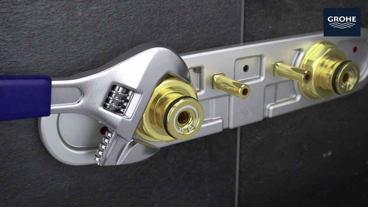 Как просто установить душевую систему GROHE Rainshower Smart Control