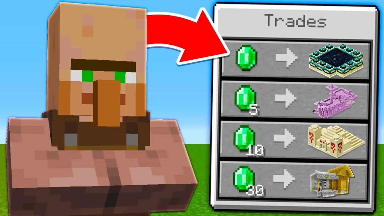 Minecraft PE | ماين كرافت لكن القرويين يعطوني القلاع