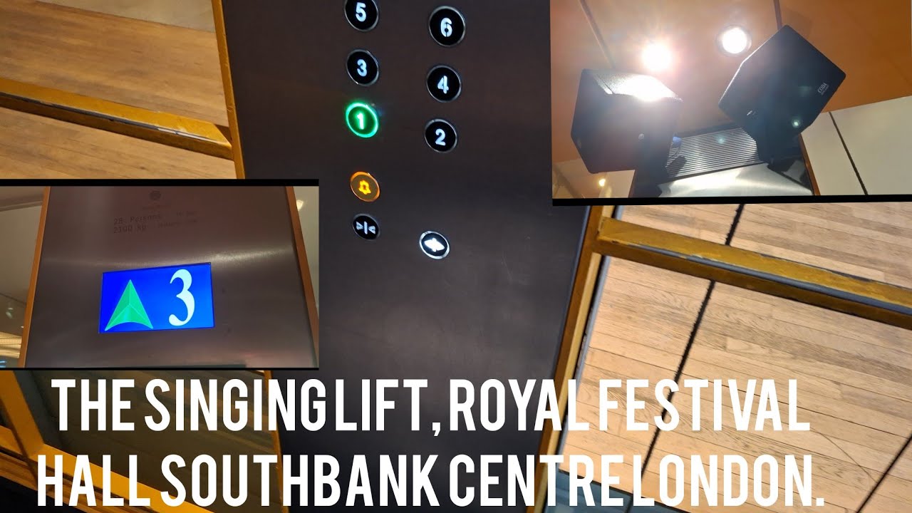 The Singing Lift at Royal Festival Hall, southbank Centre, London.