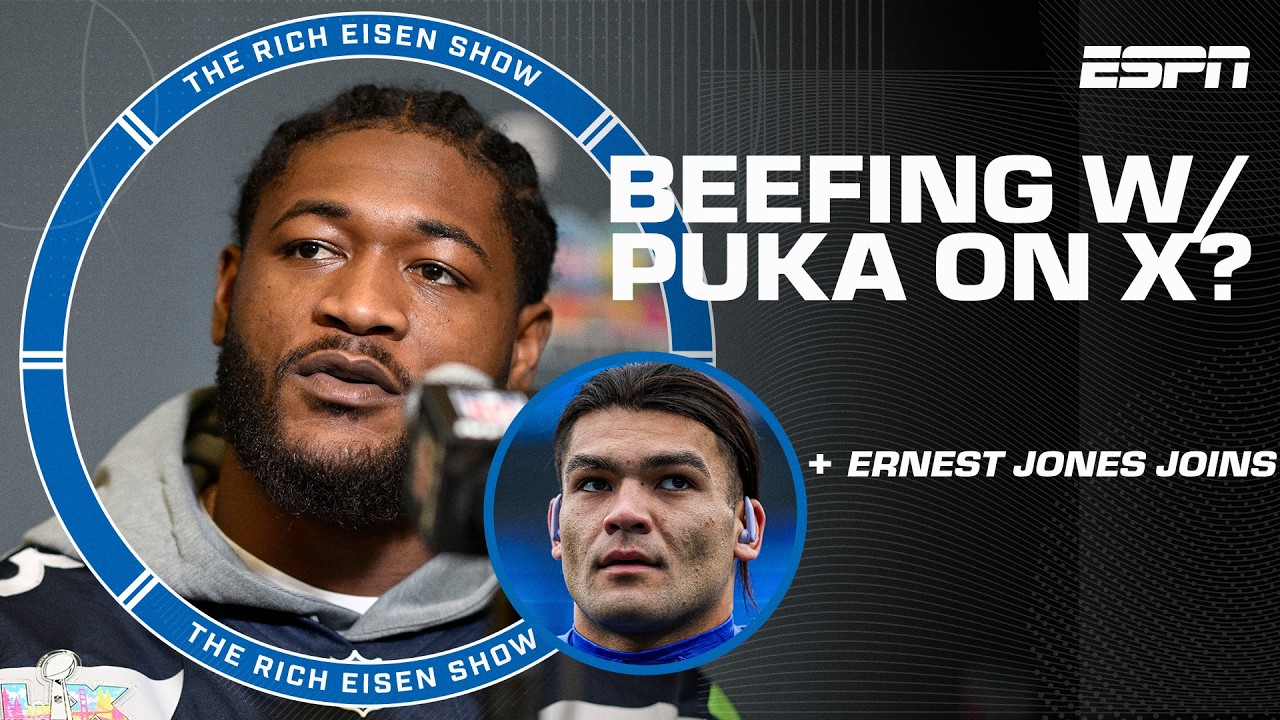 Ernest Jones IV speaks on his social media interaction with Puka Nacua | The Rich Eisen Show