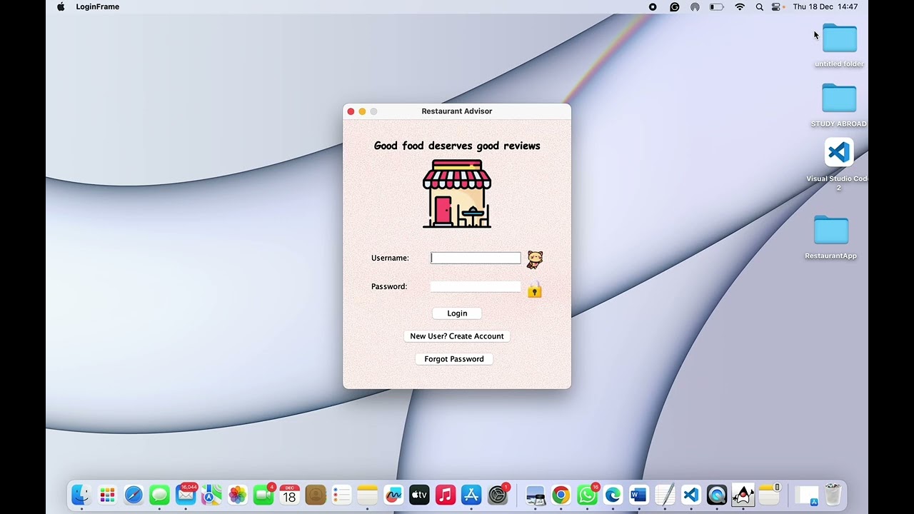 Restaurant Advisor App - CSC226 Final Project Presentation