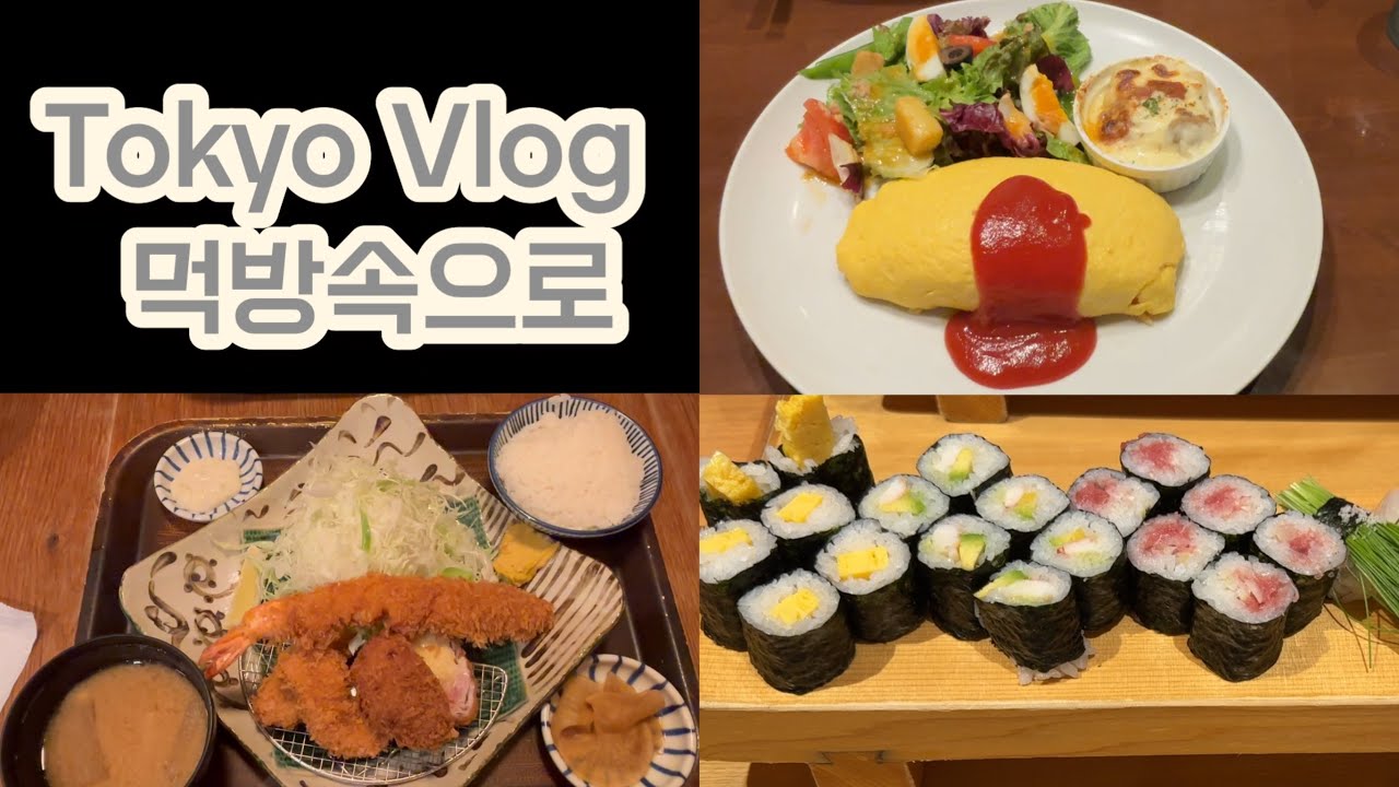 [Tokyo Vlog] 잠시쉬어가는 이케부쿠로속으로 대신 먹방모음집