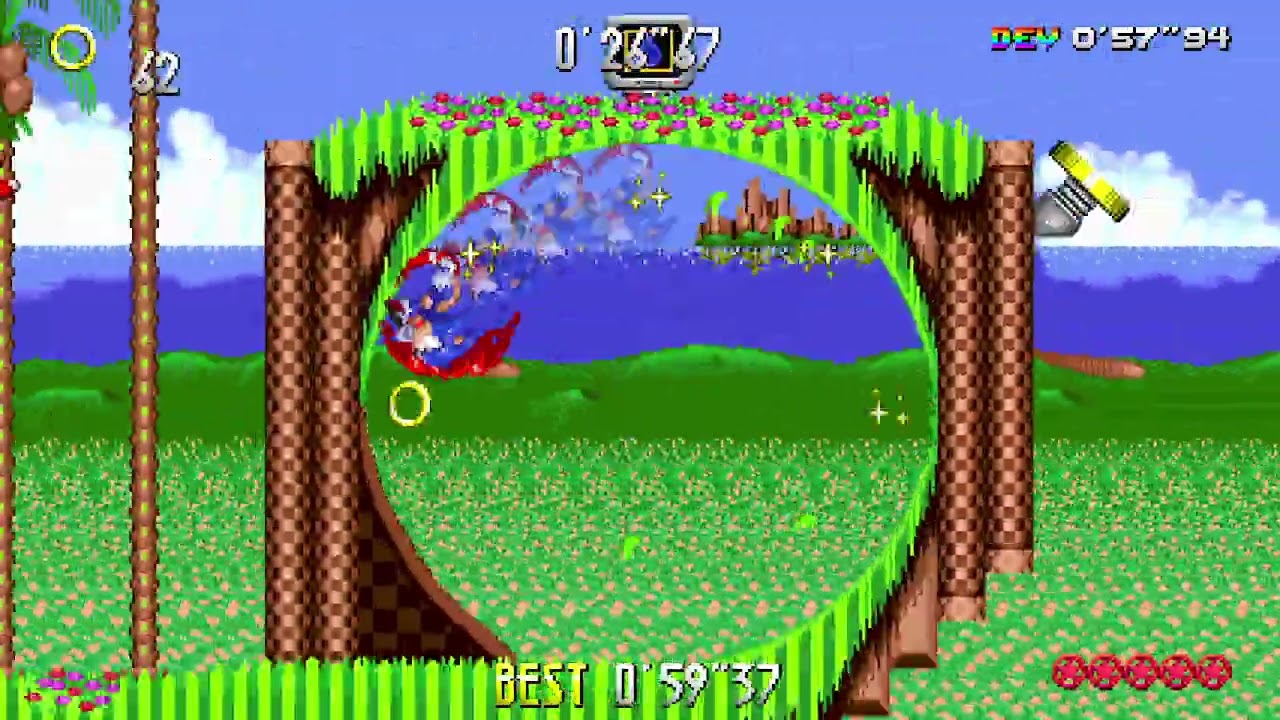 Sonic 3 A.I.R.: D.A. Garden Edition - Time Attack | Emerald Hill Zone - 0:57.59 (Sonic)