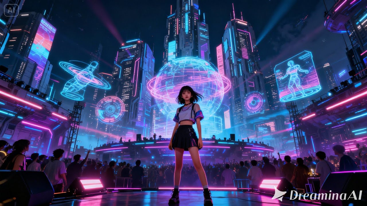 techno top Futuristic Eurodance 2026 – Neon Club Energy & Electric Night Vibes, rave,