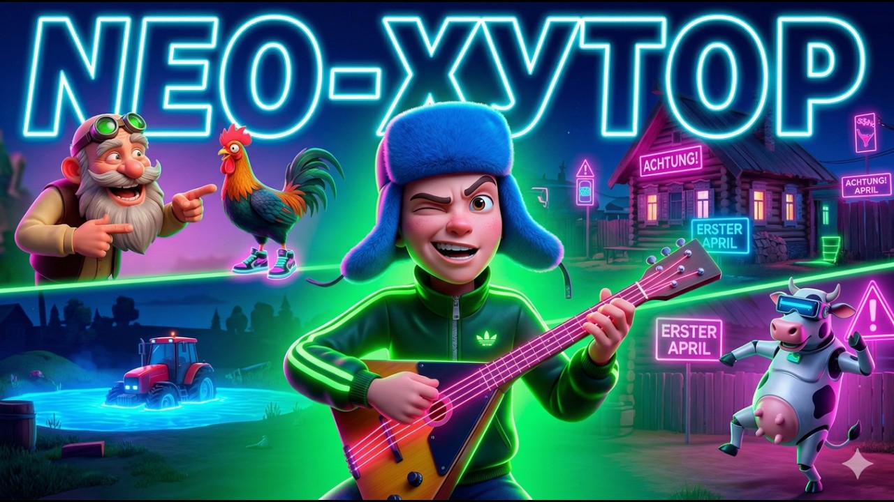 NEO-Хутор разрывает 1 Апреля 😂 | ERSTER APRIL 🚜🪩 (Электро-Балалайка & EDM Drop)