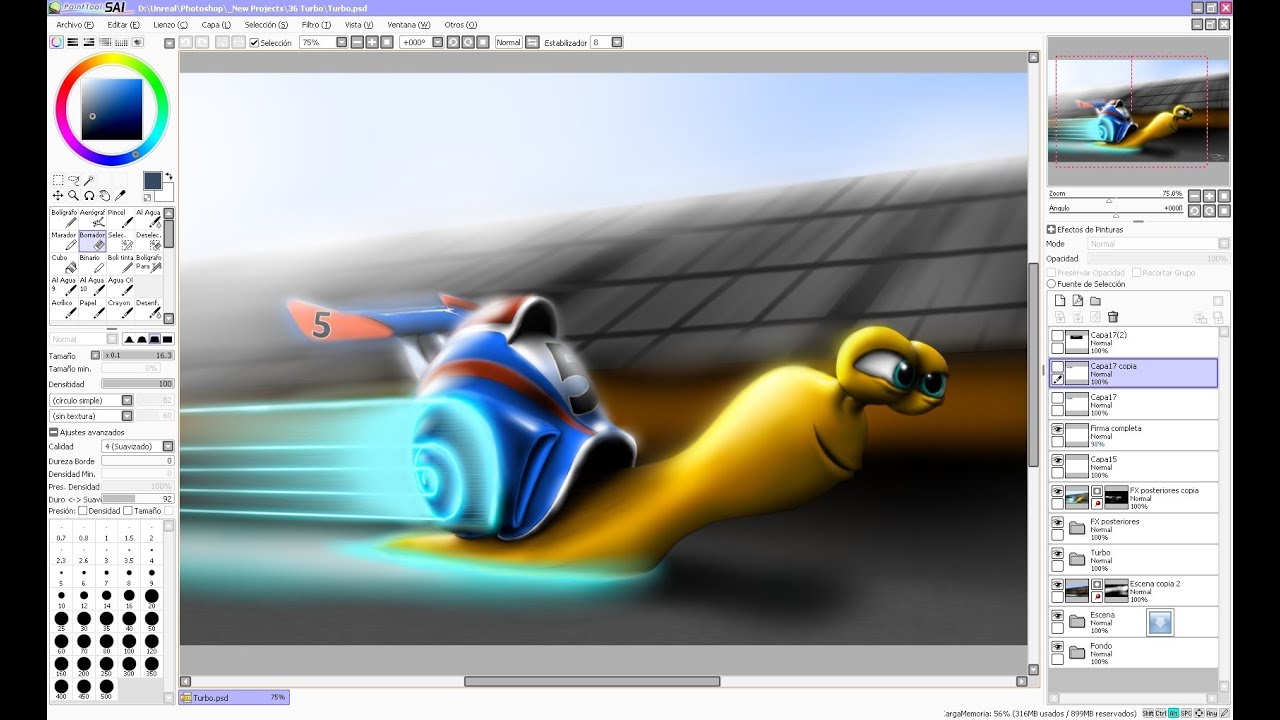 Turbo - SpeedPaint by Unreal-Forever